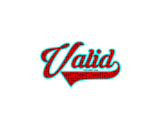 Valid Classic Red, Mint And Black Sticker #22
