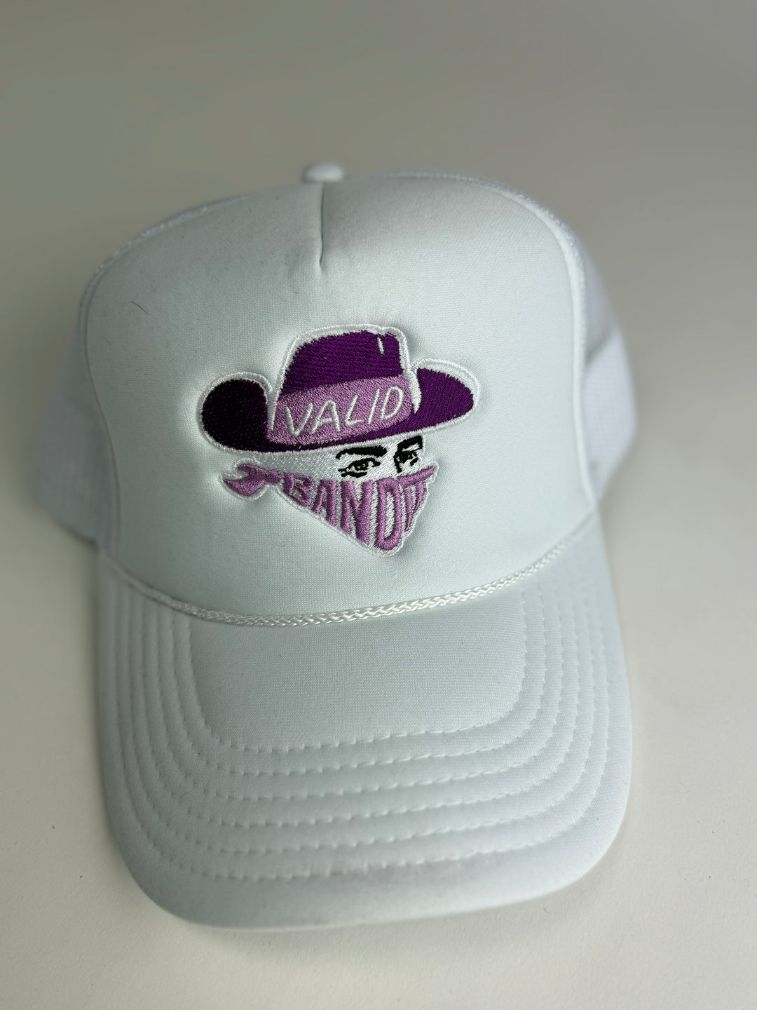 bandit trucker white/purple