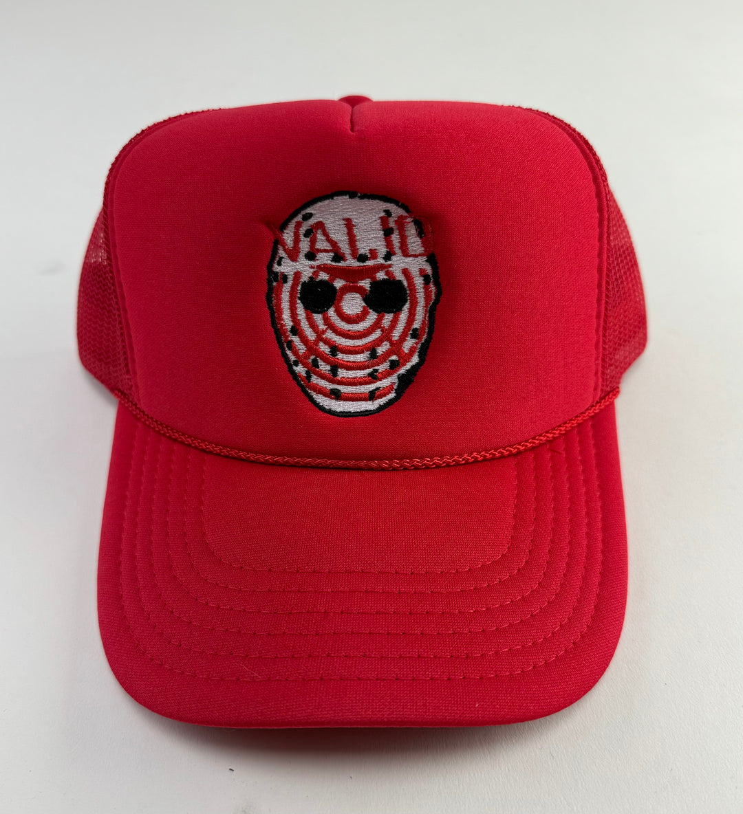jason camo hat red