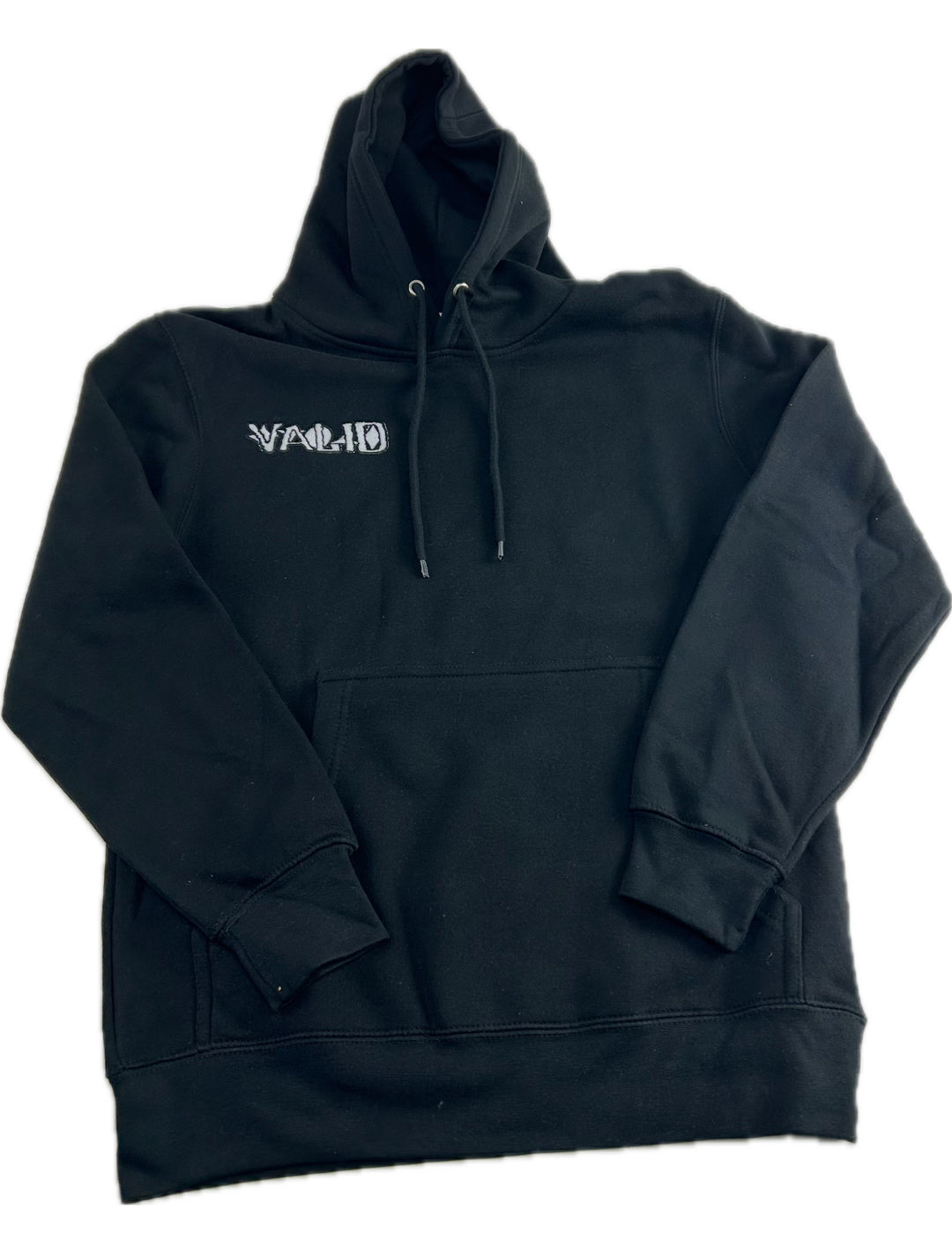84 valid hoodie embroidered black / white