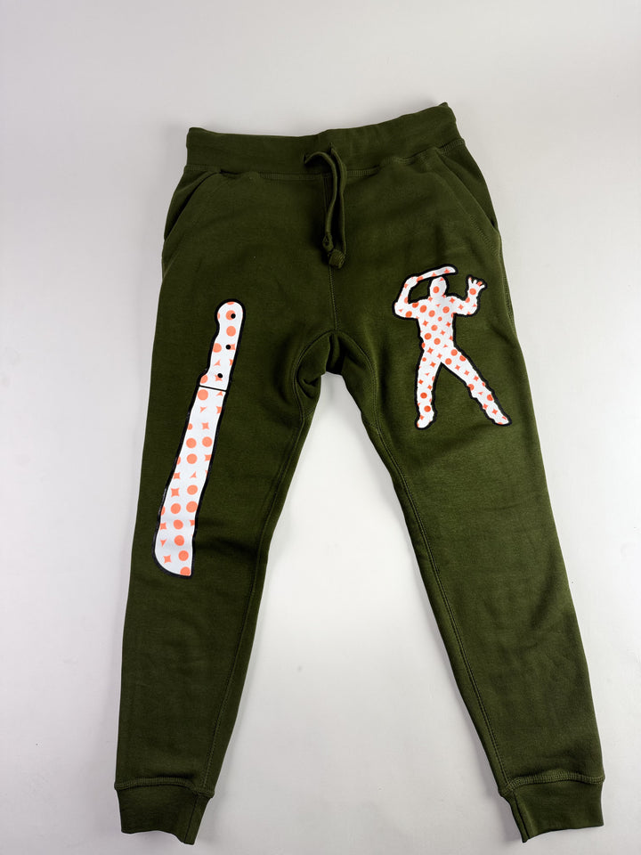 jason camo pants green/orange