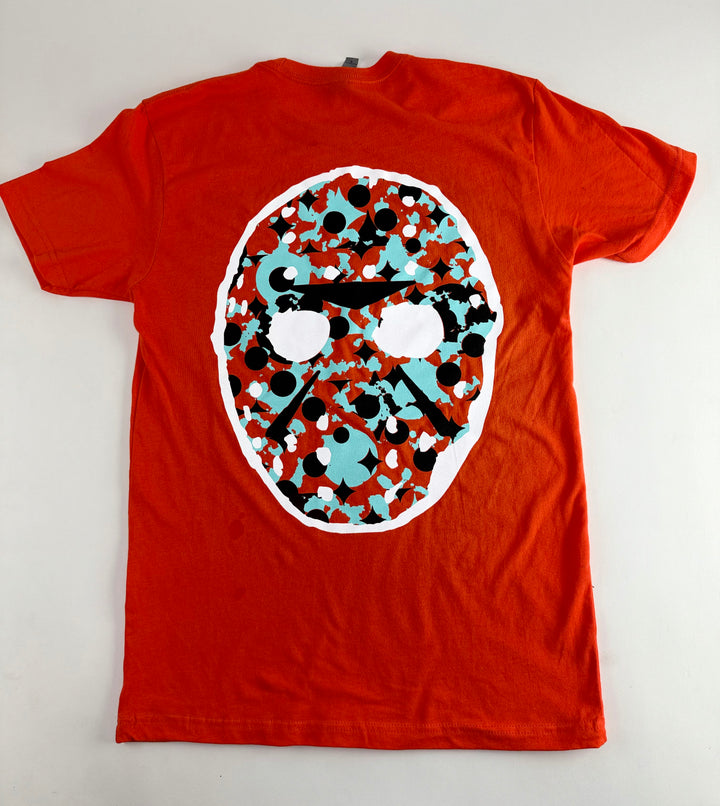 orange jason camo tshirt