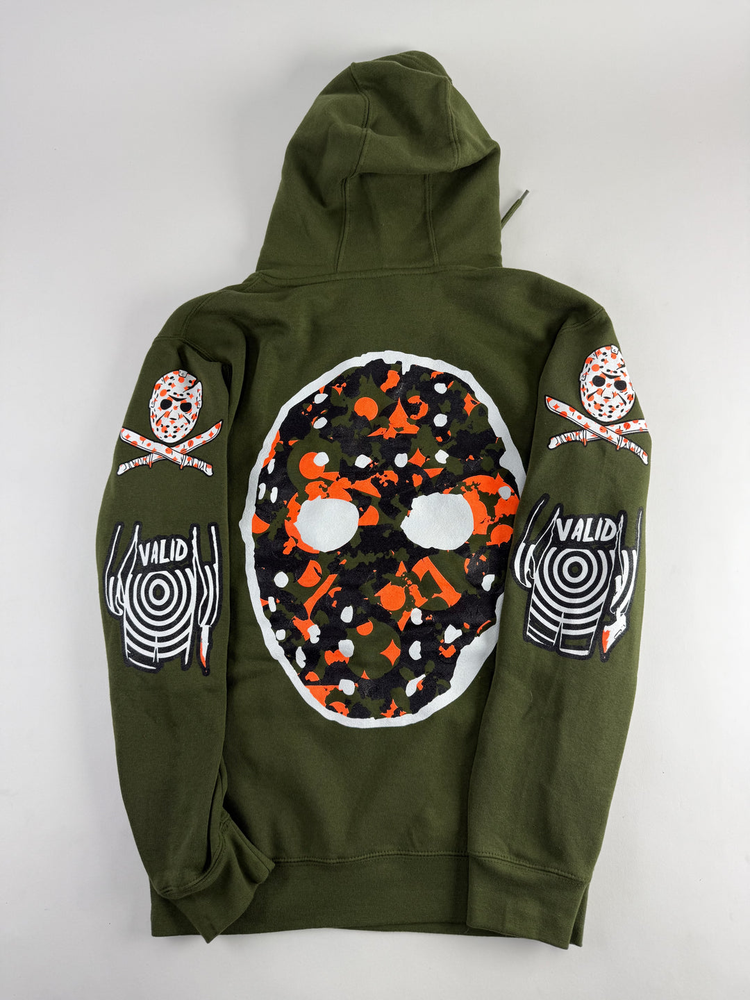 jason camo hoodie green/orange