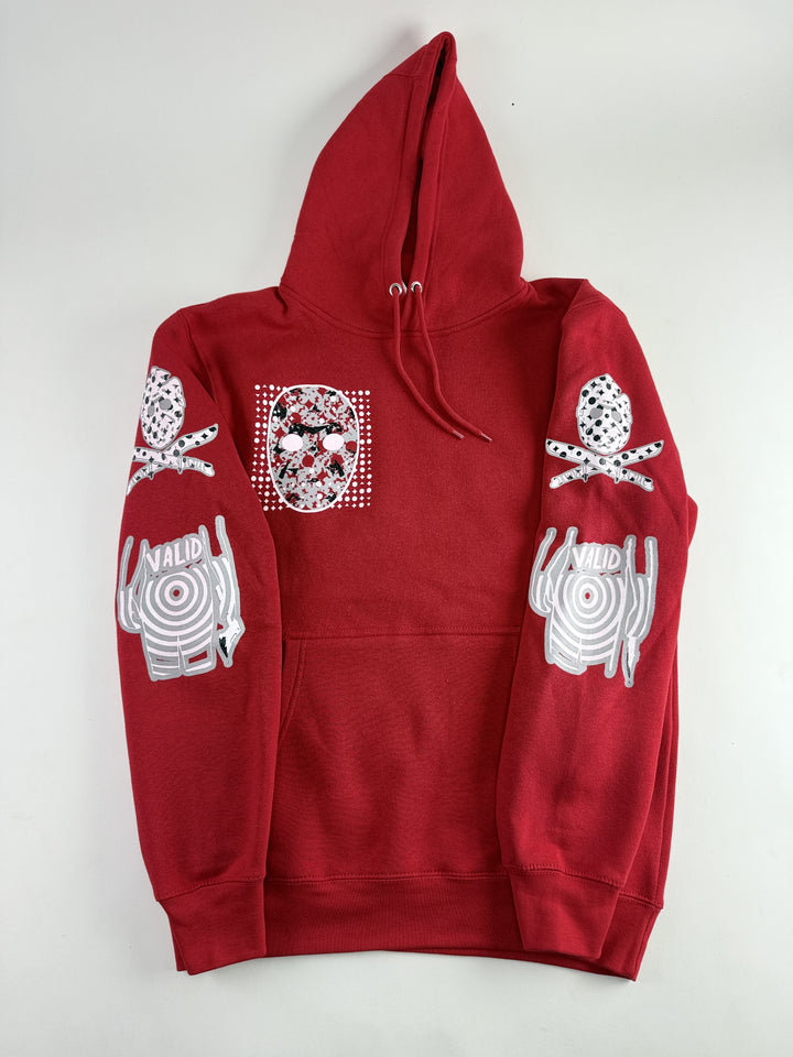 jason camo red hoodie