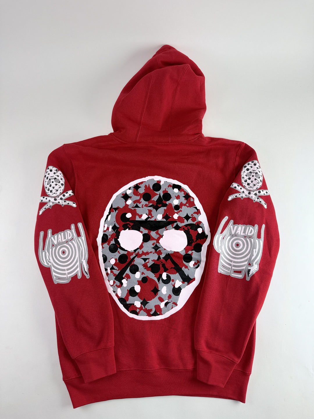 jason camo red hoodie