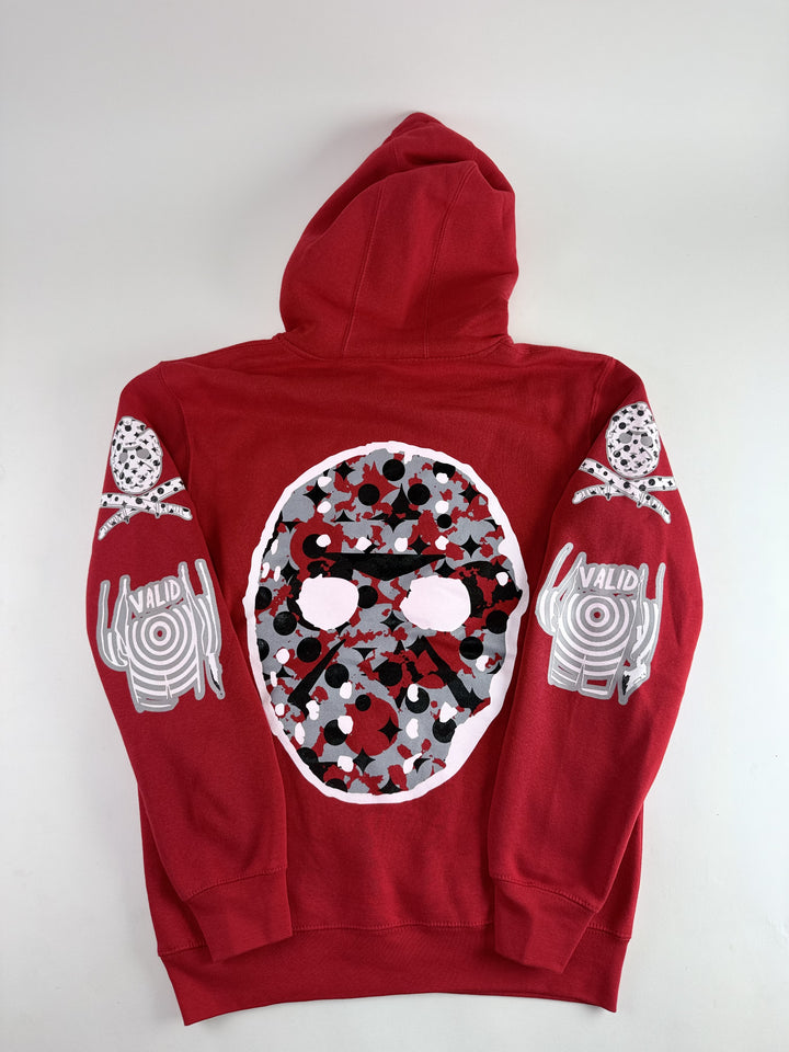 jason camo red hoodie