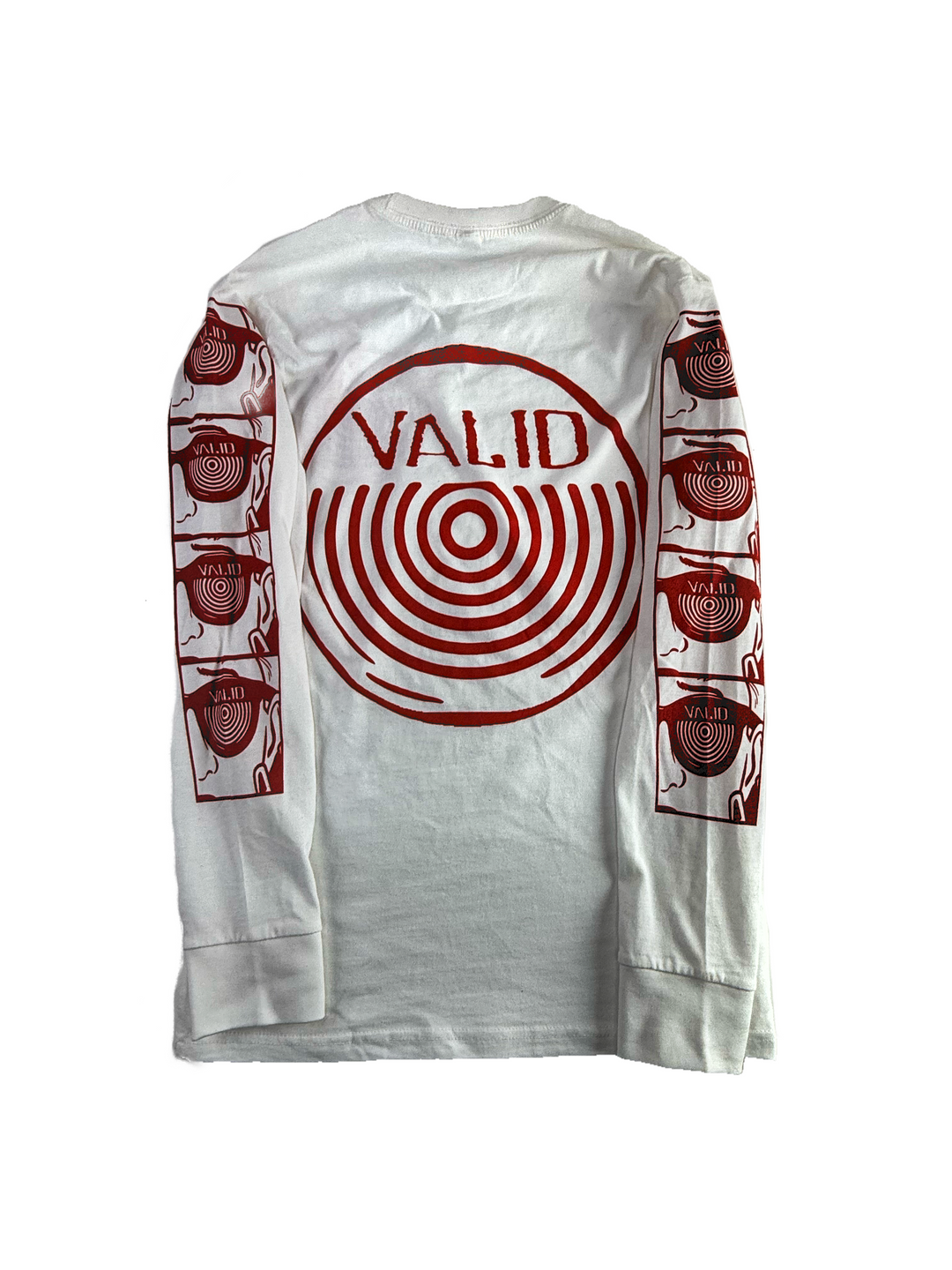 og longsleeve white/red