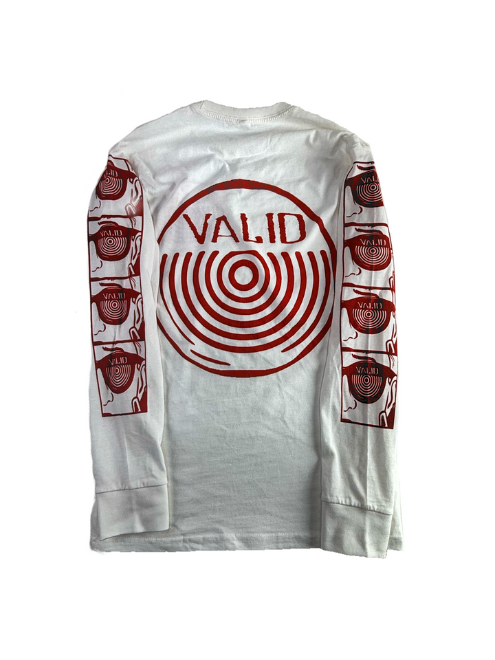 og longsleeve white/red