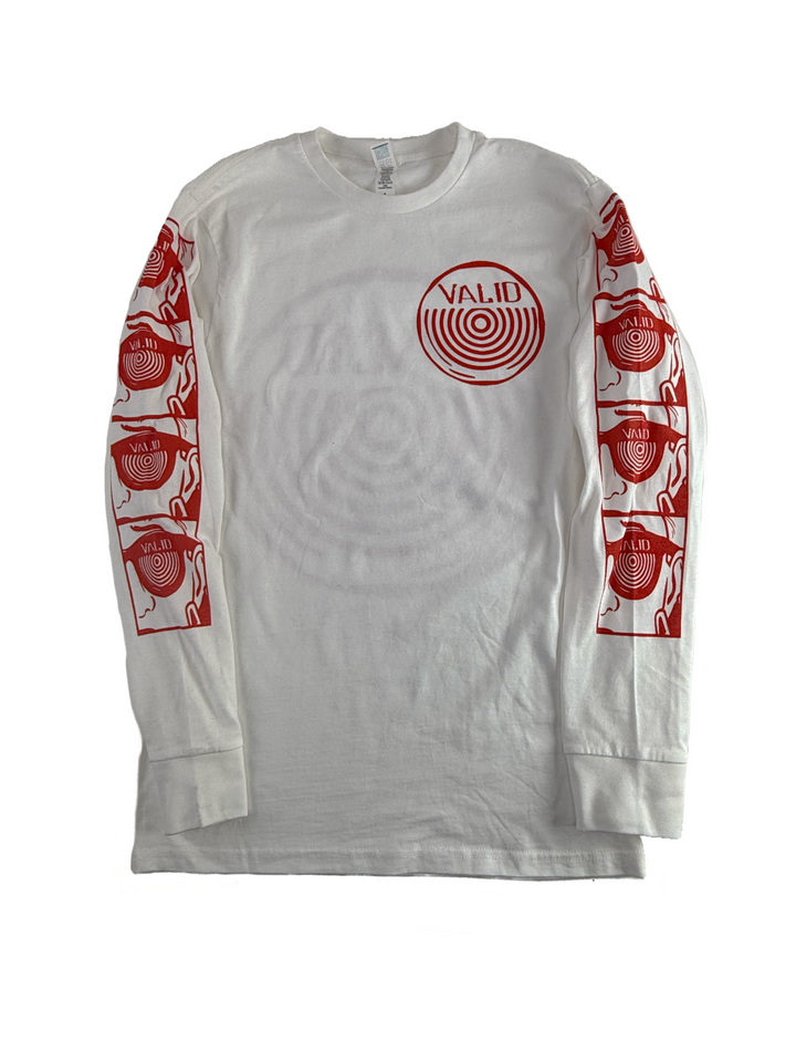 og longsleeve white/red