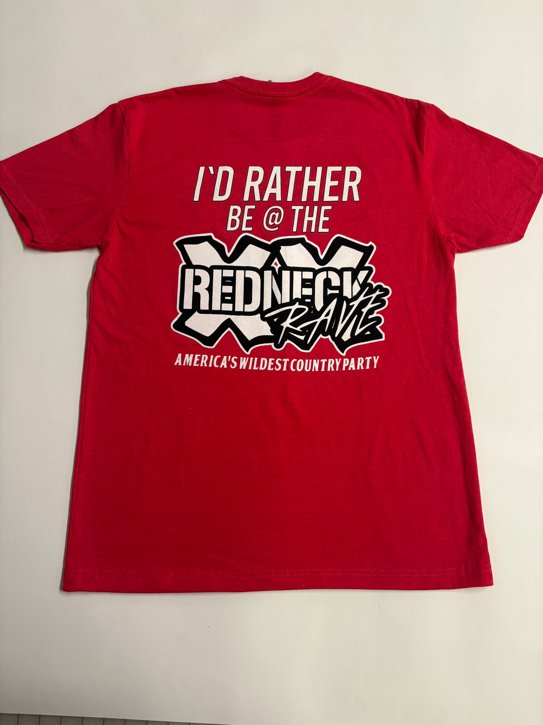Redneck Rave T shirt  red