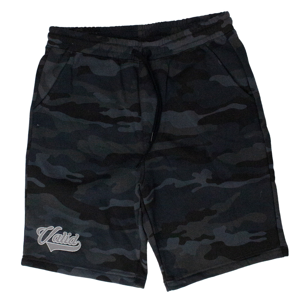 ★BADBLOOD★ Vintage Club Scott Shorts Black Camo Valid Classic Logo Camo Black Shorts – ValidGG