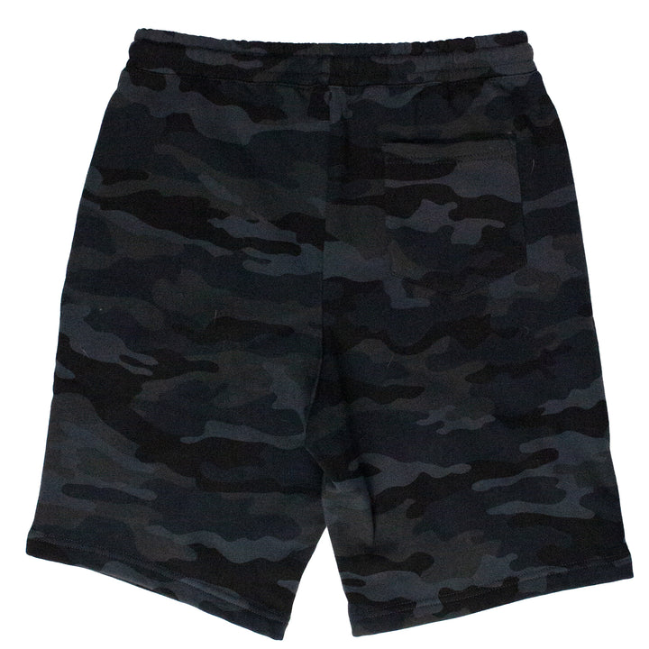 Valid Classic Logo Camo Black Shorts