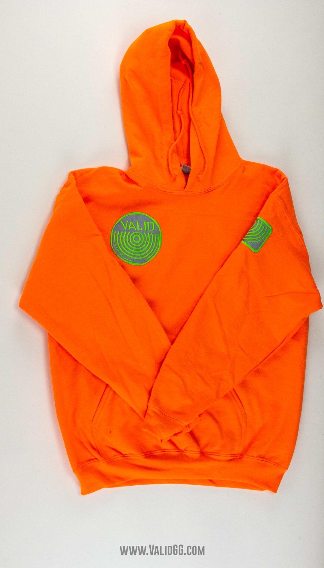 Neon Orange Valid Hoodie