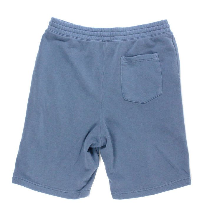 White Circle Slate Blue Valid Shorts